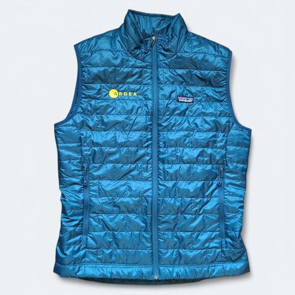 Patagonia Other - Patagonia Nano Puff Vest Lagom Blue Men's Medium Logo Full Zip Lightweight NEW